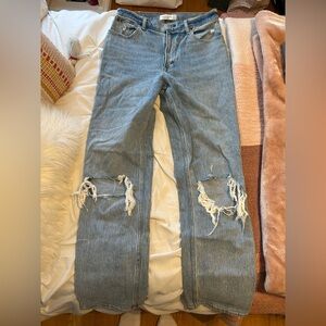 Abercrombie The 90s Straight Ultra High Rise Jean 

Size 27